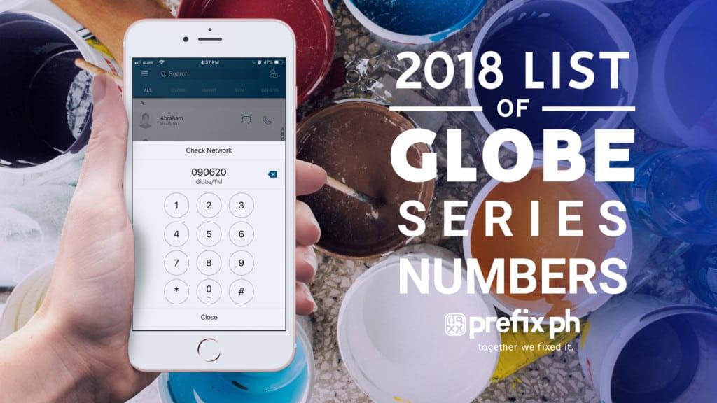 Globe Series Mobile Numbers